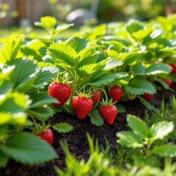 Plants de Fraisiers 'Gento' Nova en Motte 7 cm