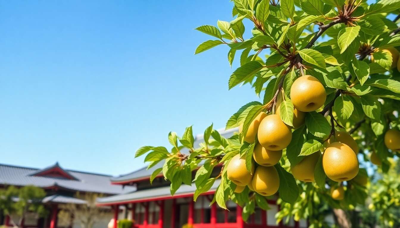 Introduction au poirier japonais nashi : caractéristiques et origine