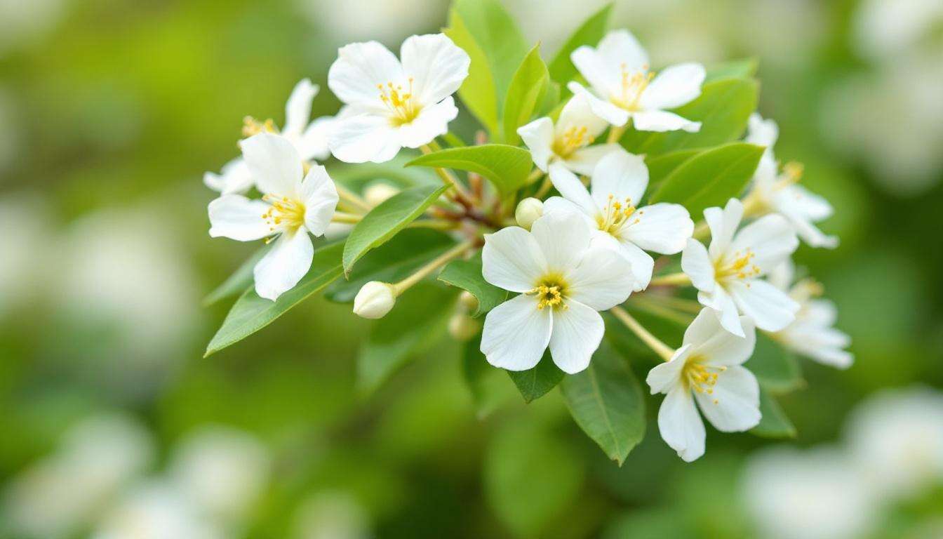 Séringat Philadelphus 'Bouquet Blanc' : arbuste Printanier Fleurissant