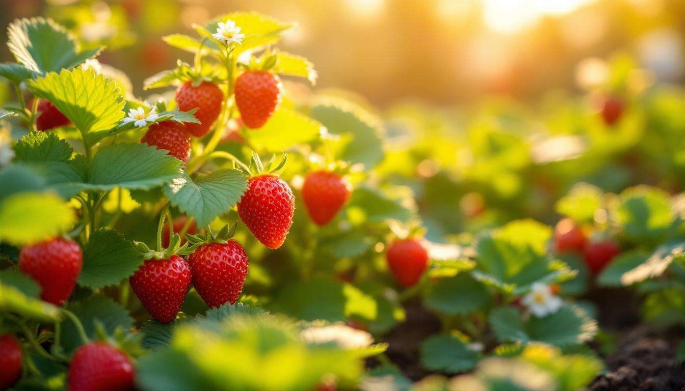 Fraisier Gento Remontant : cultivez Vos Fraises Toute l'Année