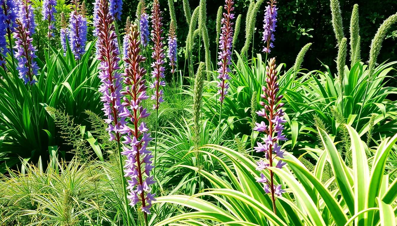 Variétés de dianella : lis de lin, lis de tasmanie, dianella enroulée