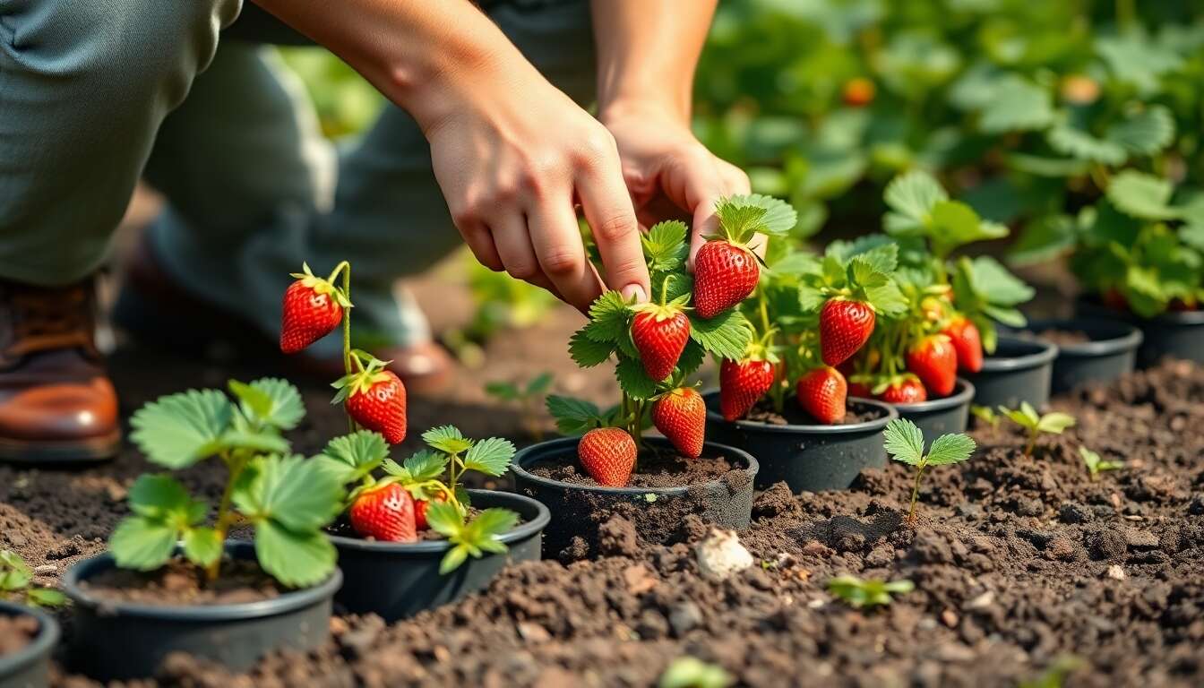 Conseils pour la plantation des fraisiers