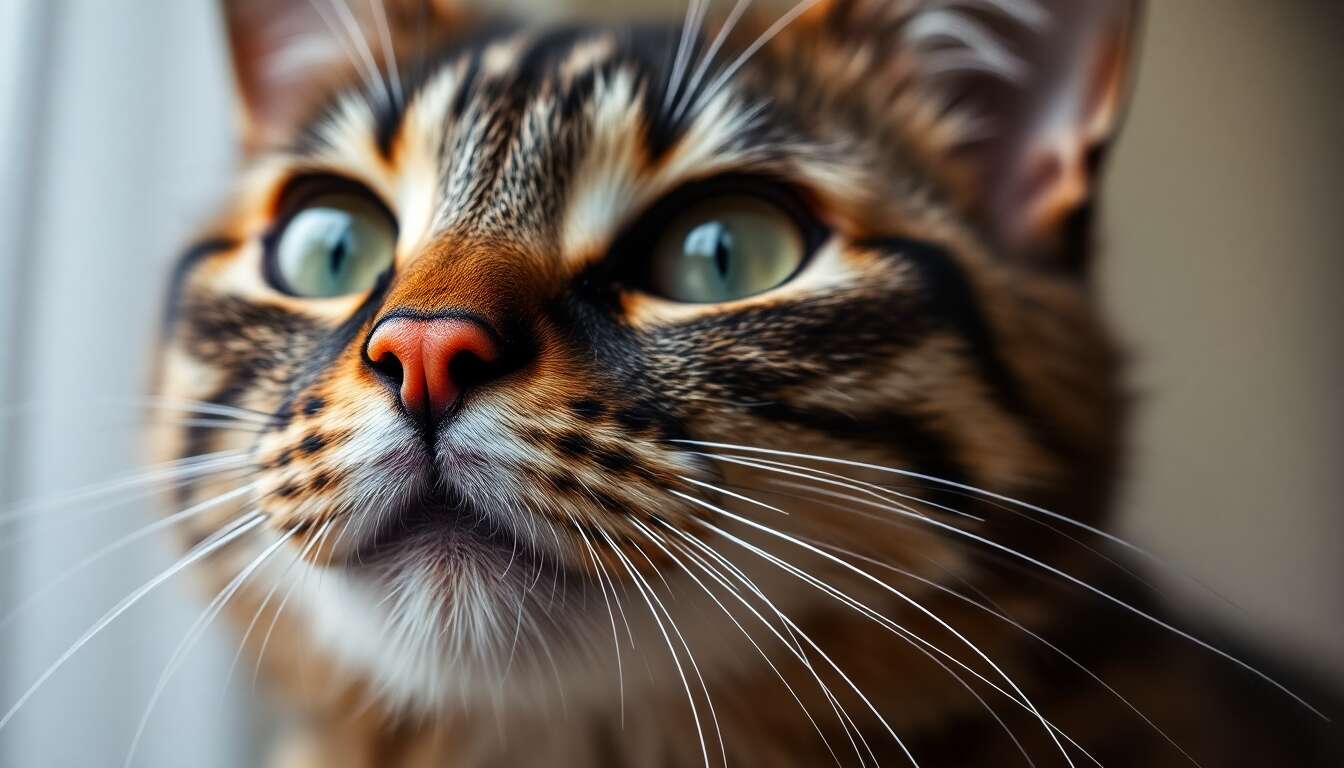 L'anatomie des vibrisses chez le chat