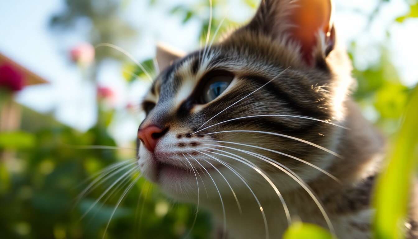 Comment les vibrisses aident le chat à chasser Comment les vibrisses aident le chat à chasser