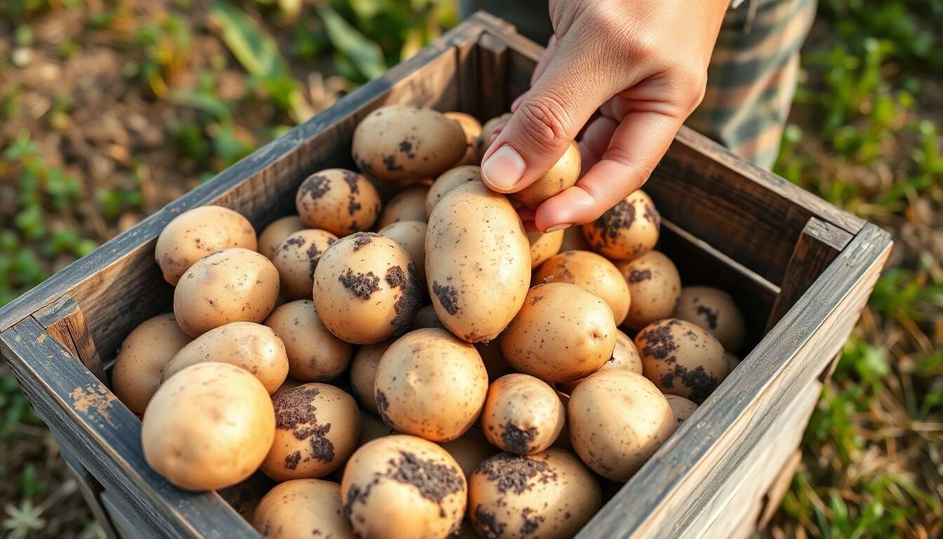 Récolte et conservation des pommes de terre jaerla Récolte et conservation des pommes de terre jaerla