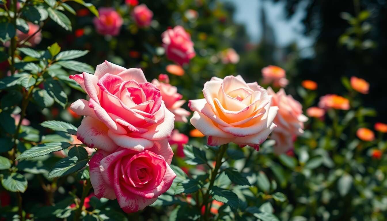 Prolonger la floraison des rosiers bicolores Prolonger la floraison des rosiers bicolores