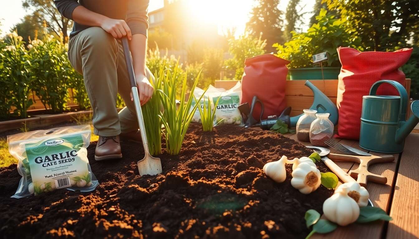Comment préparer le sol pour l'ail géant
