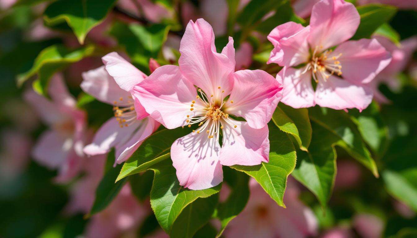Cornus kousa 'Satomi' : cornouiller à fleurs roses