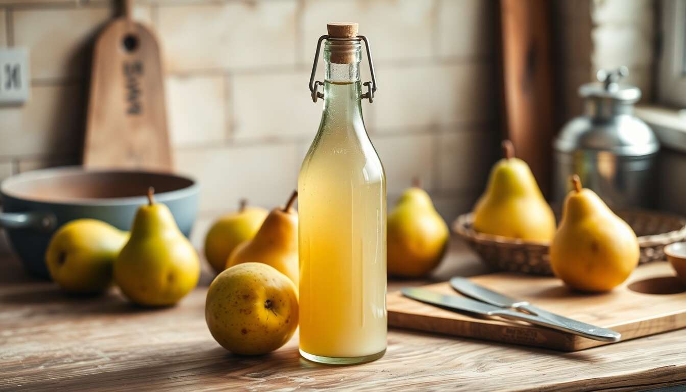 étapes de préparation pour réaliser votre alcool de poire