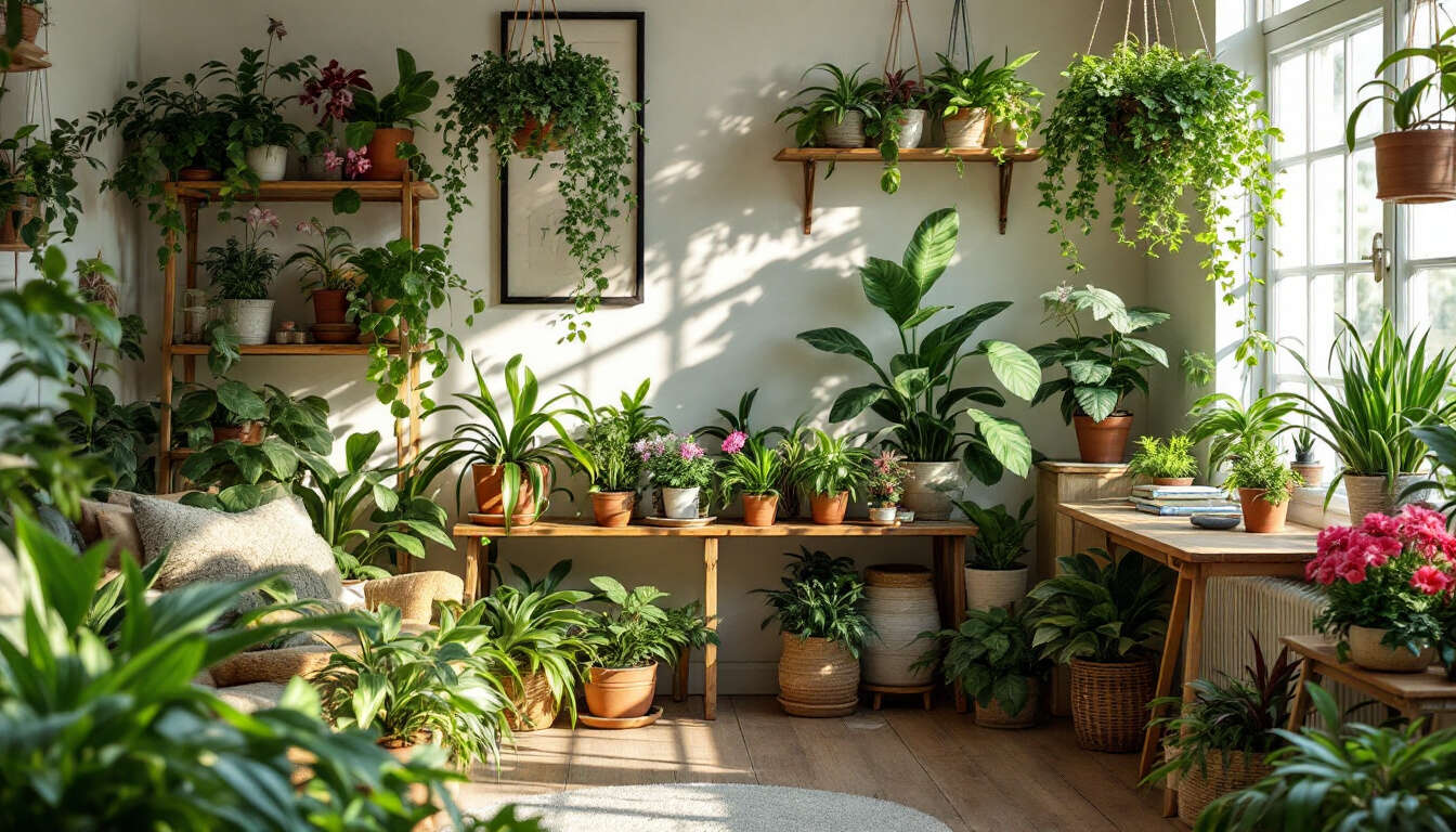 Fleurs d'intérieur : guide de culture et entretien