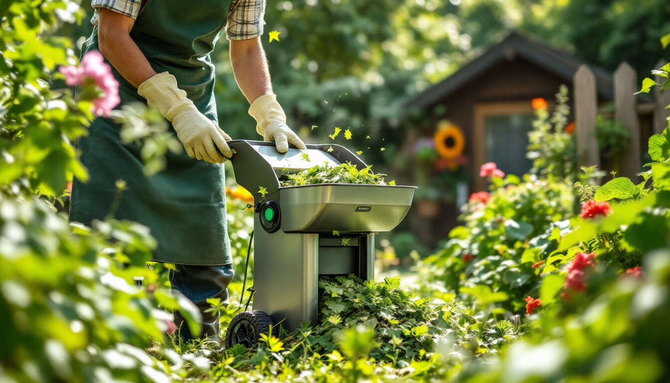 Utiliser un broyeur pour un compost maison efficace