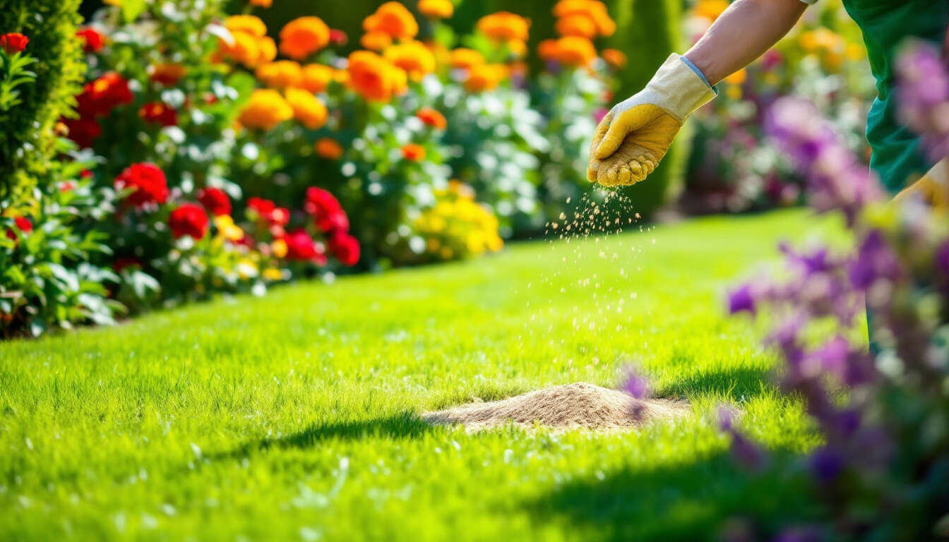 Utiliser le compost d'herbe pour une pelouse saine