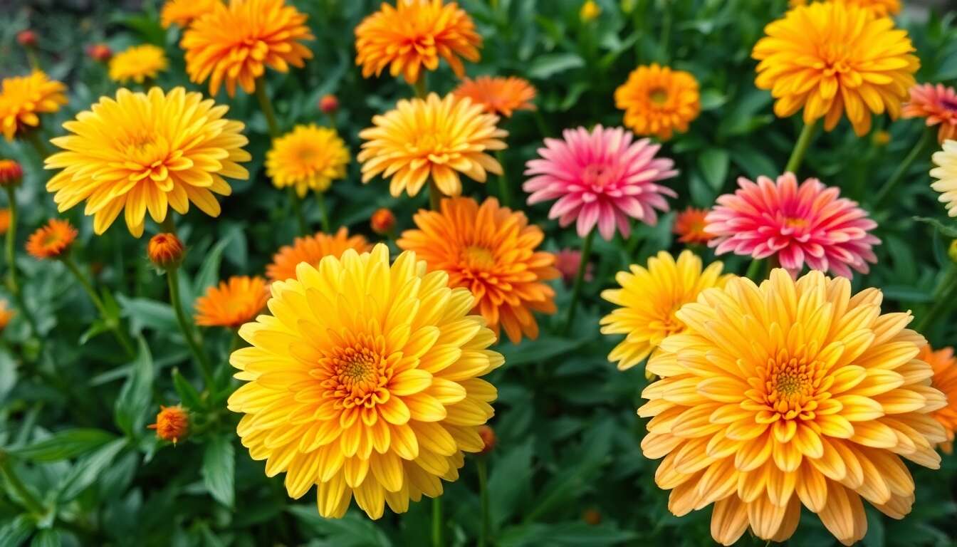 Importance des chrysanthèmes dans les jardins
