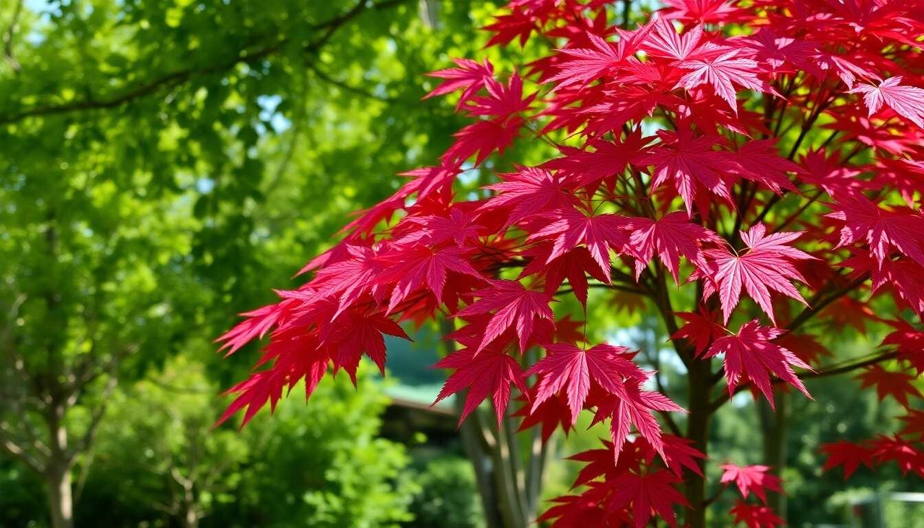 Origines et caractéristiques de l'érable palmé japonais