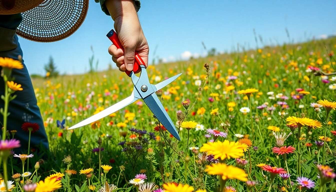 Tailler les massifs de type prairie avant l'hiver Tailler les massifs de type prairie avant l'hiver