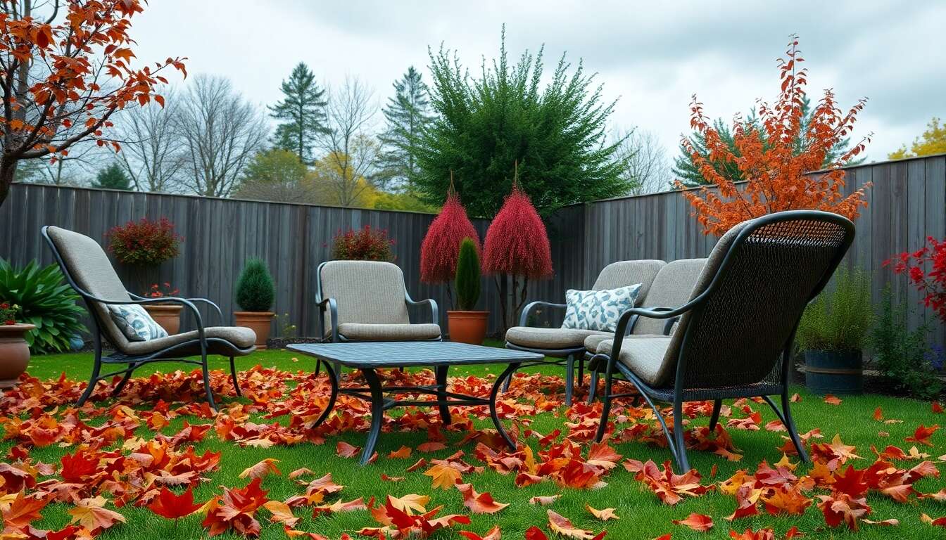 Oublier la protection du mobilier de jardin