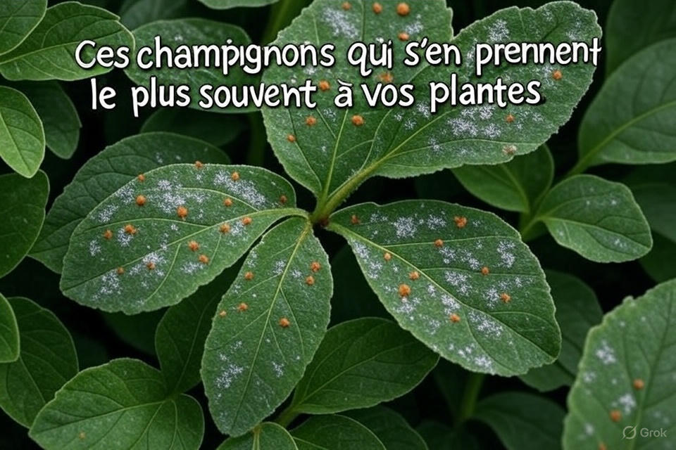 Ces champignons qui s’en prennent le plus souvent à vos plantes