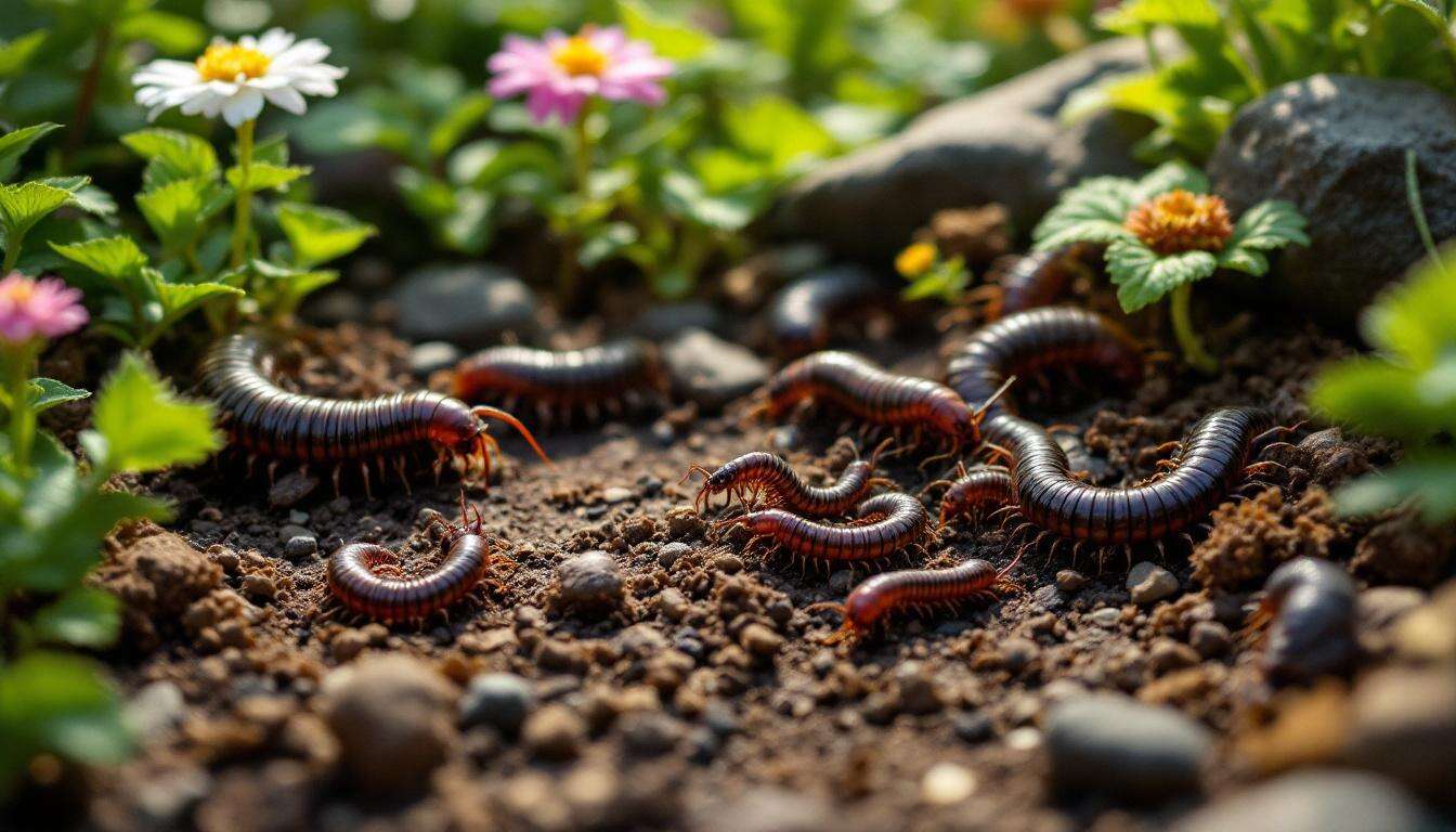 Guide sur les myriapodes au jardin