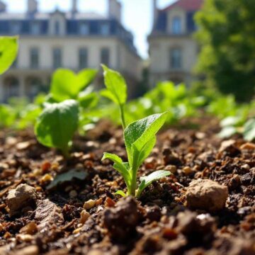 Expériences de paillage au Jardin des Plantes de Paris