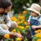 Jardiner avec les enfants : guide par saisons
