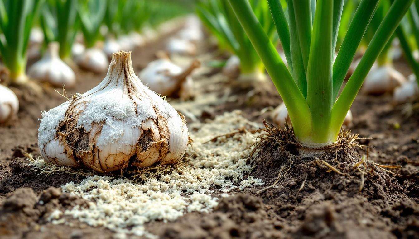 Pourriture Blanche de l'Ail : causes et Solutions