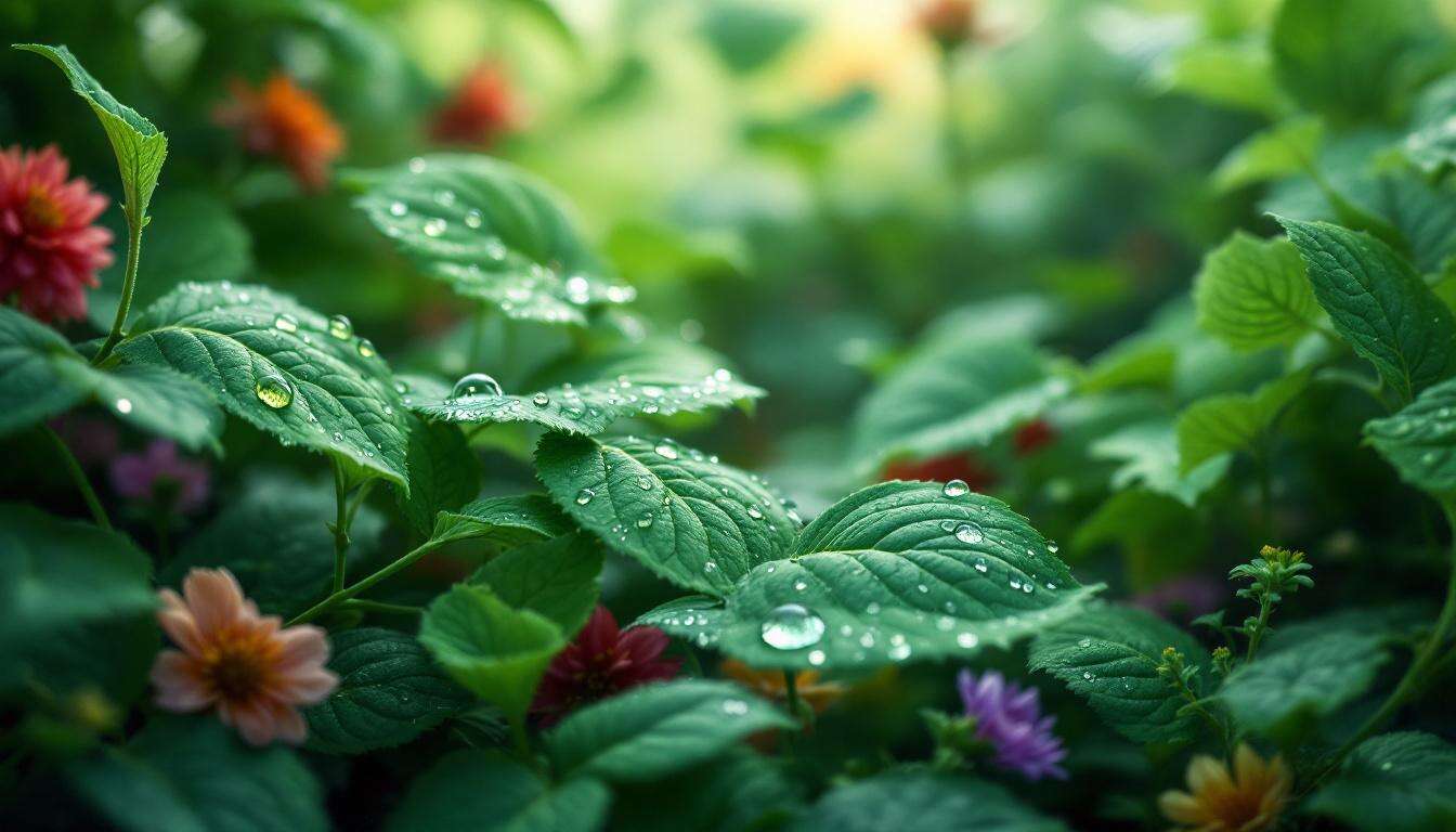 La relation entre l'eau et la plante en jardinage